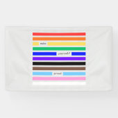 Mach dich stolz Regenbogen-Redaktion Pride 2026 Banner (Horizontal)
