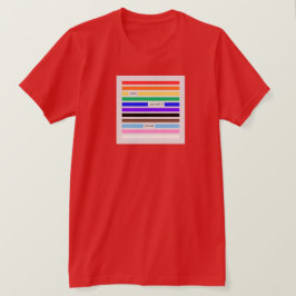 Mach dich stolz Regenbogen-Redaktion Pride 2026 T-Shirt