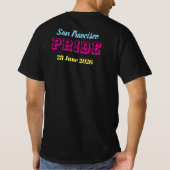 Mach dich stolz Regenbogen-Redaktion Pride 2026 T-Shirt (Rückseite)