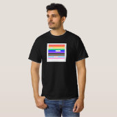 Mach dich stolz Regenbogen-Redaktion Pride 2026 T-Shirt (Vorne ganz)