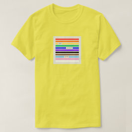 Mach dich stolz Regenbogen-Redaktion Pride 2026 T-Shirt