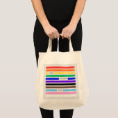 Mach dich stolz Regenbogen-Redaktion Pride 2026 Tragetasche (Vorderseite (Produkt))