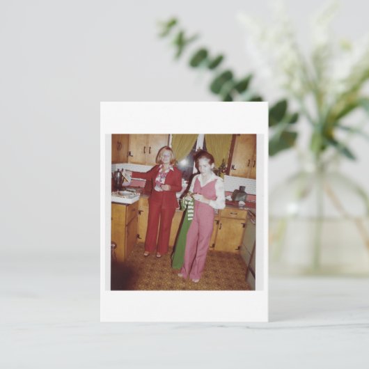 Mach die Geschirr! Postkarte (Stehend Vorderseite)