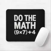 Mach die Mathe 67 Meme Lustig Sechs Sieben Männer Mousepad (Mit Mouse)