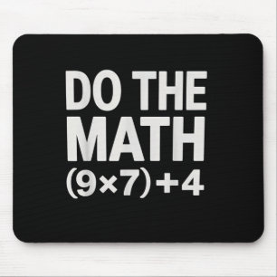Mach die Mathe 67 Meme Lustig Sechs Sieben Männer  Mousepad
