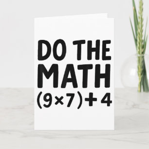 Mach die Mathe-Gleichung Erntedankfest Lehrer 67 S Karte
