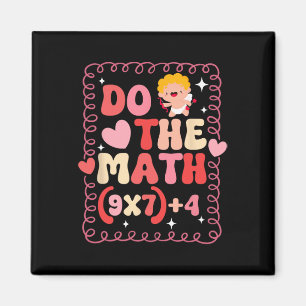 Mach die Mathe-Gleichung Valentinstag Mathelehrer Magnet