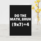 Mach die Mathe-Meme 67  Karte (Gelbe Blume)