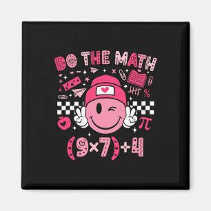 Mach die Mathematik Sechs Sieben 76 Meme Valentins Magnet