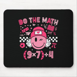 Mach die Mathematik Sechs Sieben 76 Meme Valentins Mousepad
