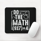 Mach die Rechnung 67 Meme 6 7 Lustige Sechs Sieben Mousepad (Mit Mouse)