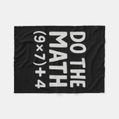 Mach die Rechnung 67 Meme  Fleecedecke (Vorderseite (Horizontal))
