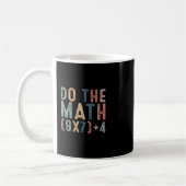 Mach die Rechnung 67 Meme Lustig Sechs Sieben Männ Kaffeetasse (Links)
