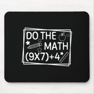 Mach die Rechnung 67 Meme Lustig Sechs Sieben Männ Mousepad