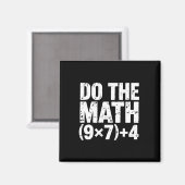 Mach die Rechnung 67 Meme Lustiger Sechs Sieben Le Magnet (Vorderseite/Rückseite)