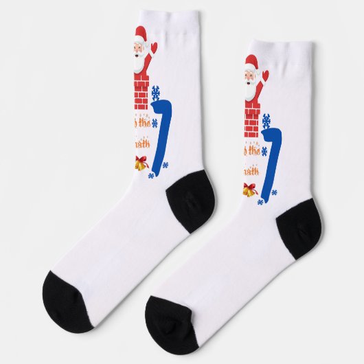 Mach die Rechnung 67 Meme Weihnachten Socken (Linkes Detail)