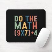 Mach die Rechnung 67 Sechs Sieben Meme Lehrer Schü Mousepad (Mit Mouse)