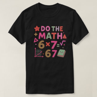 Mach die Rechnung – Trendiges Kawaii-Klassenzimmer T-Shirt