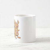 Mach die Sachen glücklich Kawaii lustig niedlich K Kaffeetasse (Mittel)