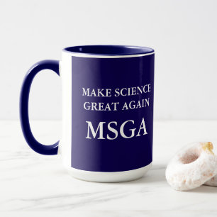 Mach die Wissenschaft wieder großartig MSGA Typogr Tasse