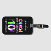 MACH! Dieses Kid ist jetzt 10 zweistellige Paint-T Gepäckanhänger (Vorderseite (Horizontal))