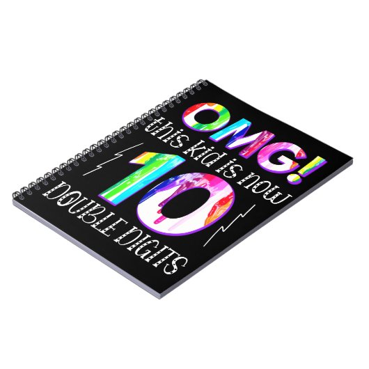 MACH! Dieses Kid ist jetzt 10 zweistellige Paint-T Notizblock (Linke Seite)