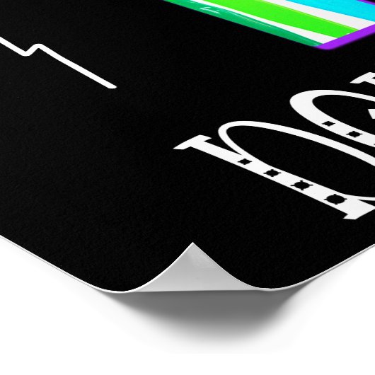 MACH! Dieses Kid ist jetzt 10 zweistellige Paint-T Poster (Ecke)