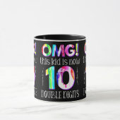 MACH! Dieses Kid ist jetzt 10 zweistellige Paint-T Tasse (Zentrum)