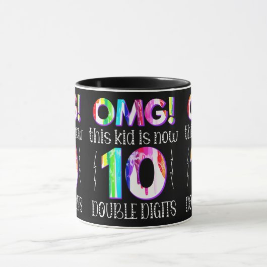 MACH! Dieses Kid ist jetzt 10 zweistellige Paint-T Tasse (Zentrum)