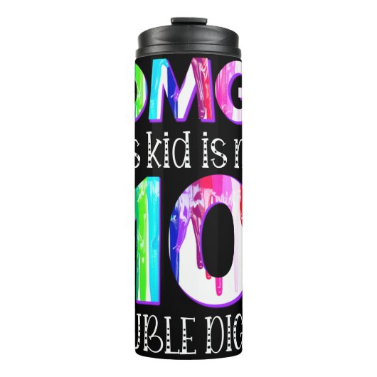 MACH! Dieses Kid ist jetzt 10 zweistellige Paint-T Thermosbecher (Vorderseite)