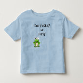 Mach dir keine Sorgen, dass die Niedlichen Frosch  Kleinkind T-shirt (Vorderseite)