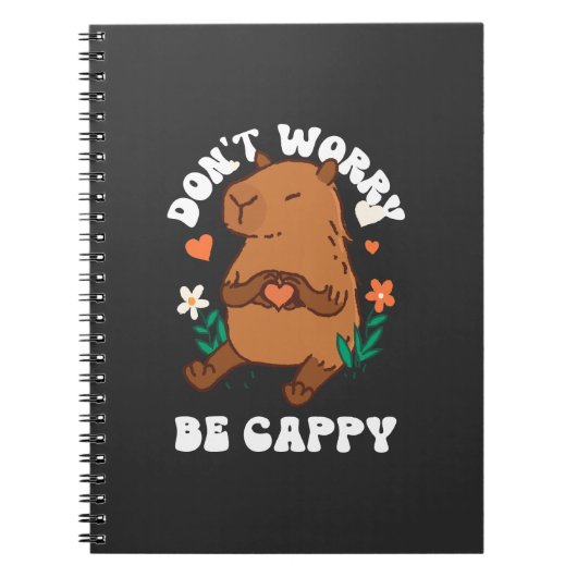 Mach dir keine Sorgen, dass du Cappy bist Notizblock (Vorderseite)