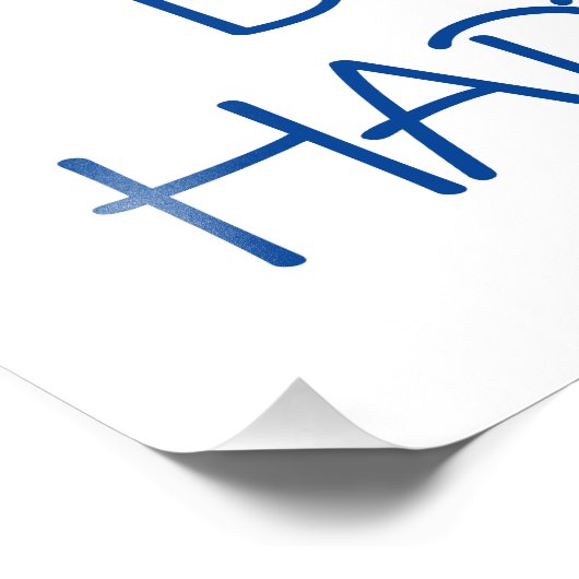 Mach dir keine Sorgen, dass du glücklich bist. Fotodruck (Ecke)