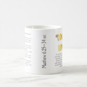 Mach dir keine Sorgen, dass du glücklich bist. Kaffeetasse (Mittel)