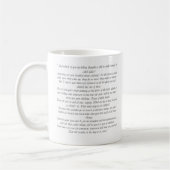 Mach dir keine Sorgen, dass du glücklich bist. Kaffeetasse (Links)