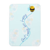 Mach dir keine Sorgen, dass du glücklicher Magnet  (Vertikal)