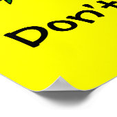 Mach dir keine Sorgen, dass du hoppy Froggy Liebe  Poster (Ecke)