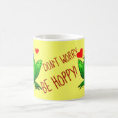 Mach dir keine Sorgen, dass du Niedlich fröhliche  Kaffeetasse (Mittel)