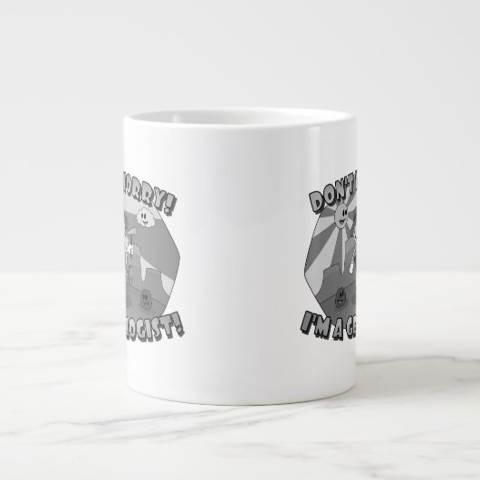 Mach dir keine Sorgen! Ich bin Geologe! Jumbo-Tasse (Vorderseite)