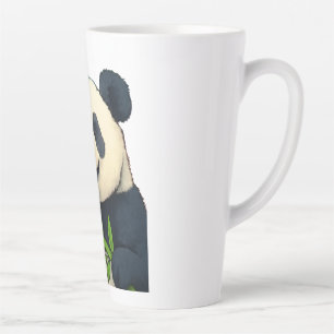 Mach dir keine Sorgen, iss Bambus – Panda-Kunst Milchtasse