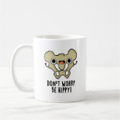 Mach dir keine Sorgen, ob du Hippy Funny Anatomy B Kaffeetasse (Links)