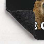 Mach dir keine Sorgen, sei capy lustiger Capybara Mousepad (Ecke)