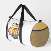 Mach dir keine Sorgen, sei glücklich Duffle Bag (Rechte Ecke)