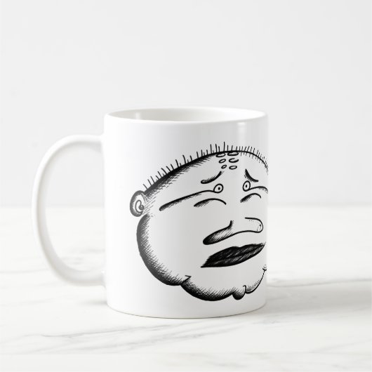 Mach dir keine Sorgen, sei glücklich Kaffeetasse (Links)