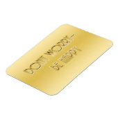 Mach dir keine Sorgen - sei glücklich Magnet (Linke Seite)