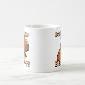 Mach dir keine Sorgen, sei glücklich! Niedlich Cap Kaffeetasse (Mittel)