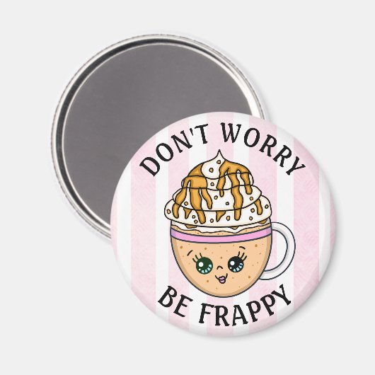 Mach dir keine Sorgen, sei glücklich Niedlicher Ka Magnet (Vorderseite/Rückseite)