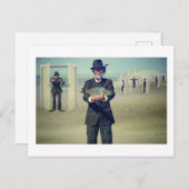 Mach dir keine Sorgen, sei glücklich Postkarte (Vorne/Hinten)