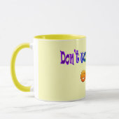 Mach dir keine Sorgen, sei glücklich! Tasse (Links)