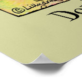 Mach dir keine Sorgen, sei hoppy. Eigene Poster-Pr Poster (Ecke)